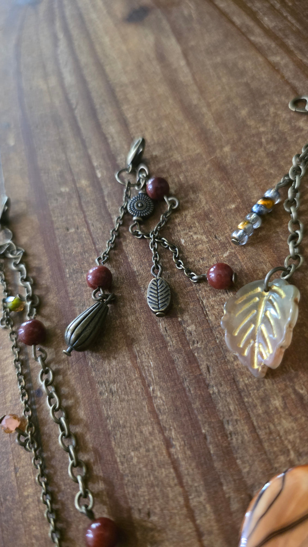 Autumn Ember Journal Jewelry Set