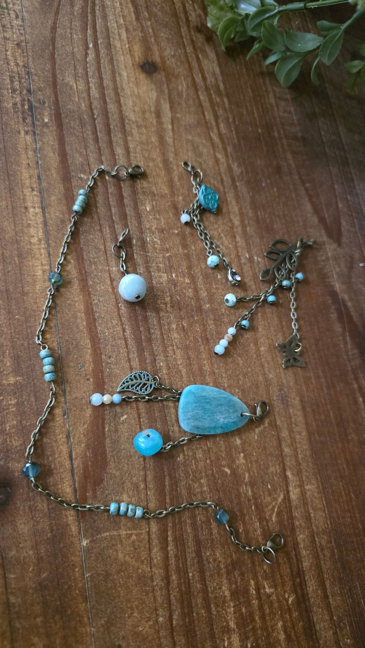 Amazonite Journal Jewelry Set