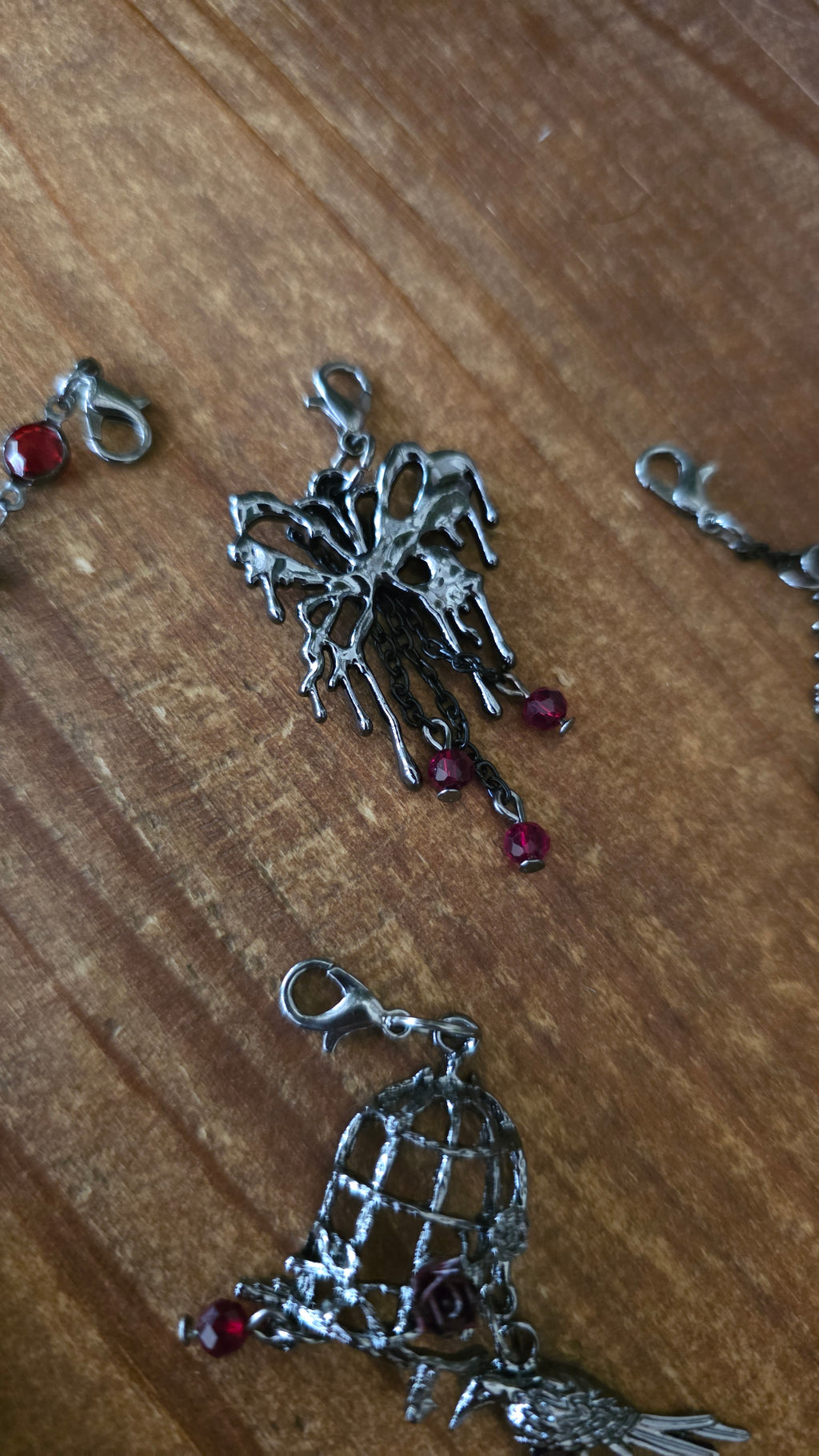Crimson Gothic Journal Jewelry Set