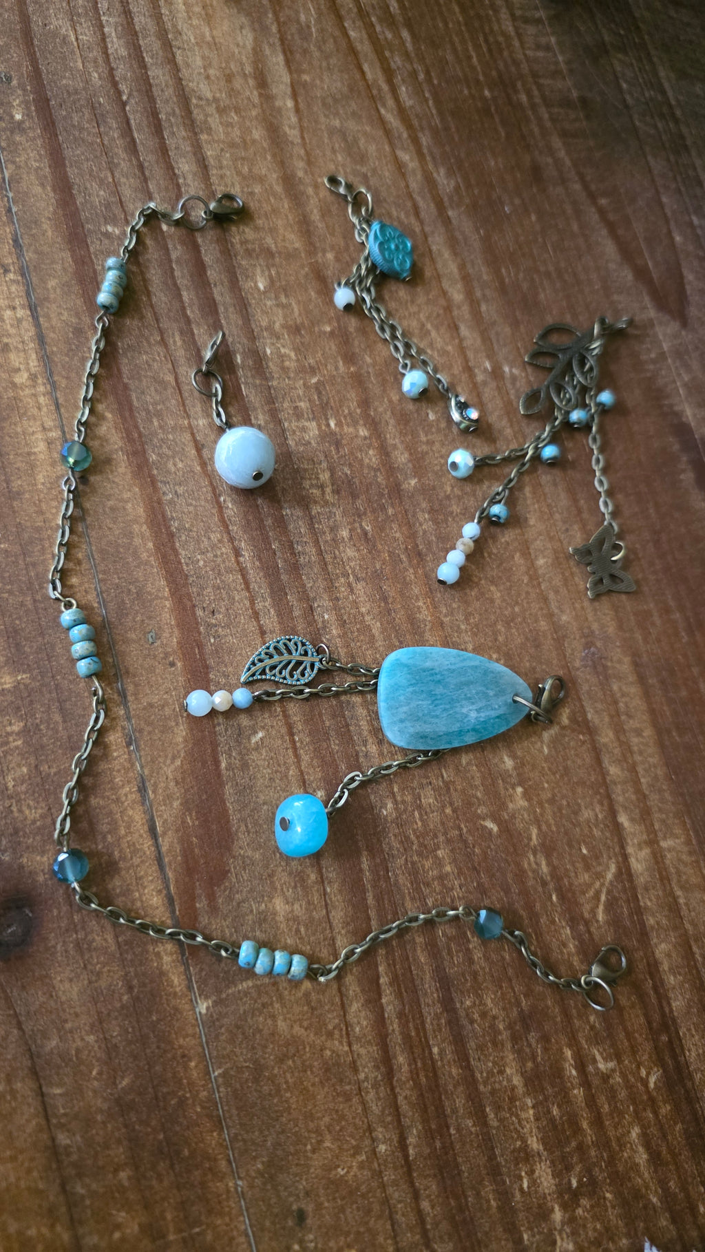 Amazonite Journal Jewelry Set