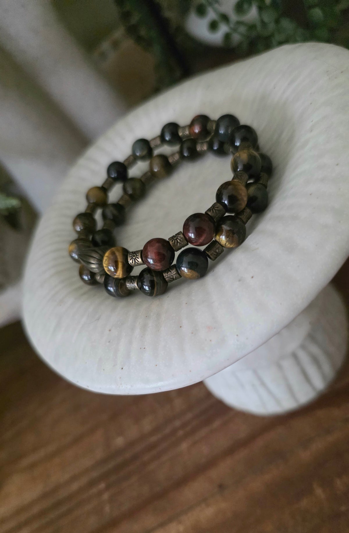 Wire Wrap Bracelet (Tigers Eye)