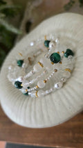 Wire Wrap Bracelet (Malachite)