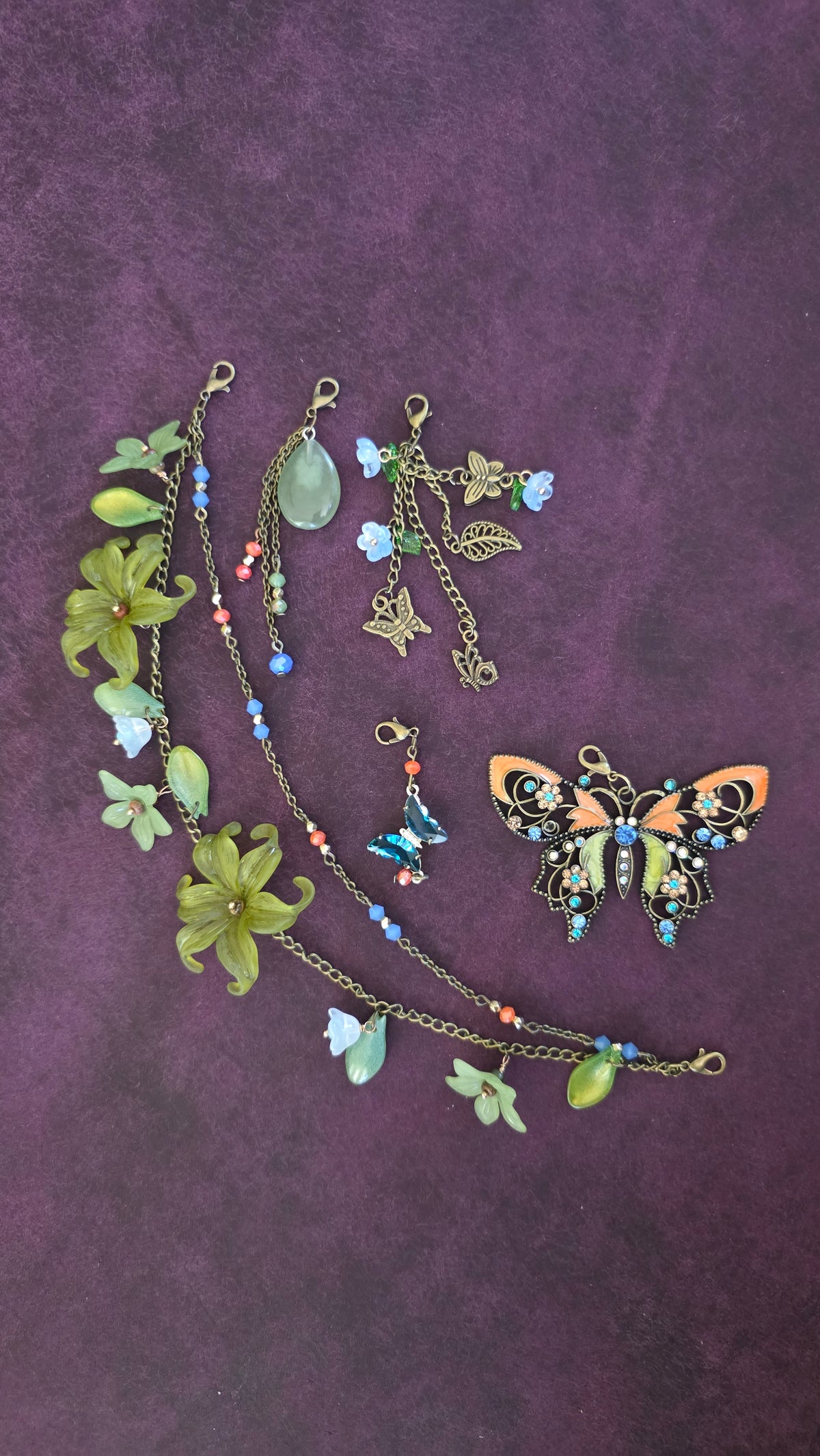 Garden Party Journal Jewelry Set