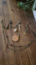 Autumn Ember Journal Jewelry Set