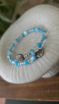 Wire Wrap Bracelet – Amazonite, Pale Turquoise (One of a Kind)